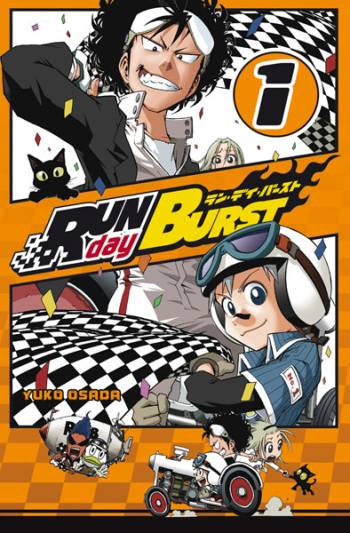 Manga, Couverture, Run day Burst