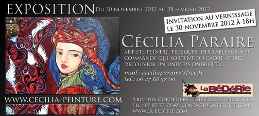 Exposition Cécilia Paraire